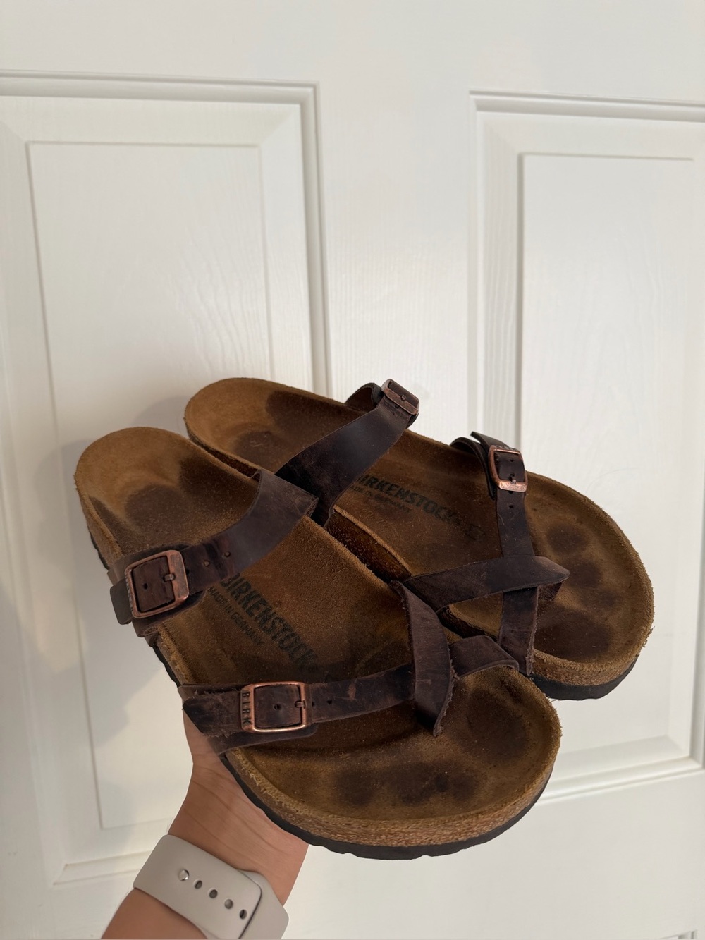 Birkenstock Mayari Habana Oiled leather sandals